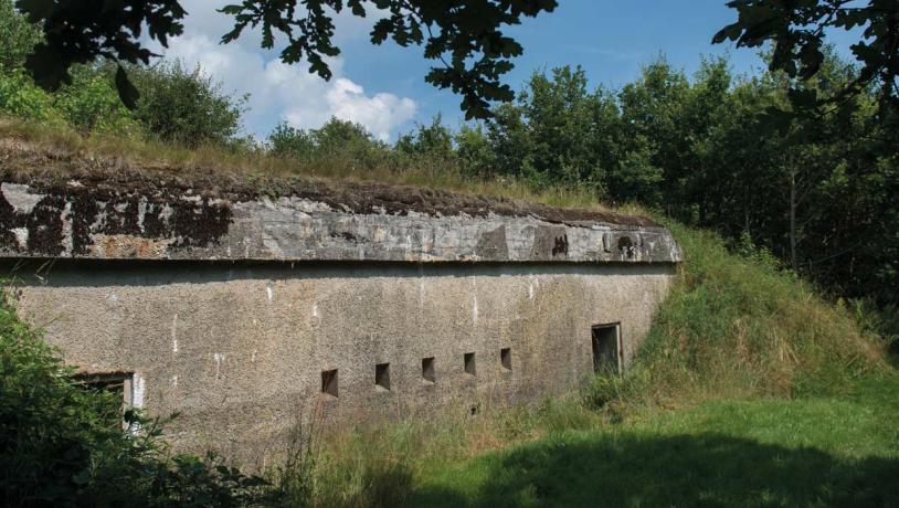 Andholm Batteri - een intacte bunker in Zekeringspositie Noord