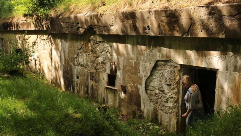 Andholm Batteri - een intacte bunker in Zekeringspositie Noord