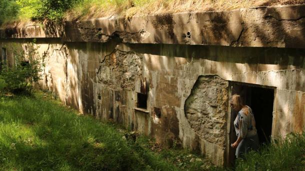 Andholm Batteri - een intacte bunker in Zekeringspositie Noord