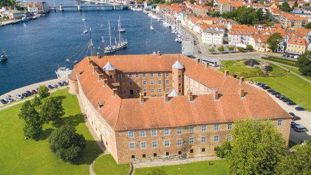 Luftfoto af Sønderborg Slot